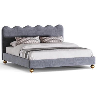 Ripple King Bed — Ver 4