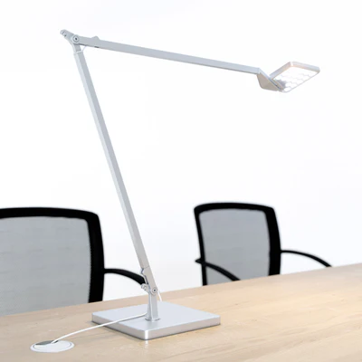 Desk Summa M (Koenig + Neurath, Germany), chair Okay II (Koenig + Neurath, Germany), table lamp JACKIE-PANZERI — Ver 2