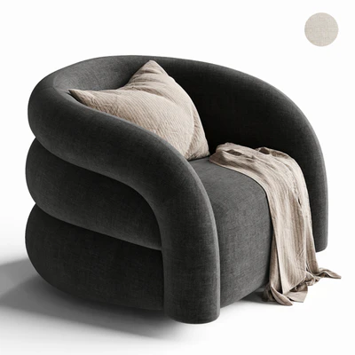 Swivel armchair Novelle Off White — Вид 5