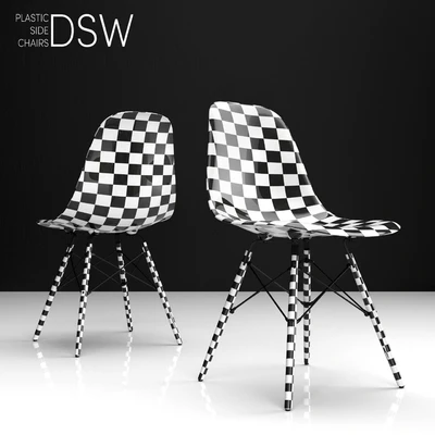 Eames DSW plastic side chair — Вид 2