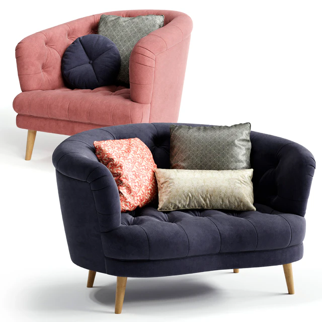 Alexander & James JEAN Snuggler Chair and Armchair — Descargar