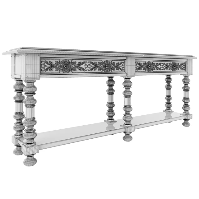 Hooker Furniture Living Room Bexar Leg Huntboard — Descargar