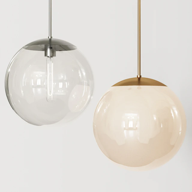Vega Indoor-Outdoor Brass Gold and Black Nickel Pendant Light — Descargar
