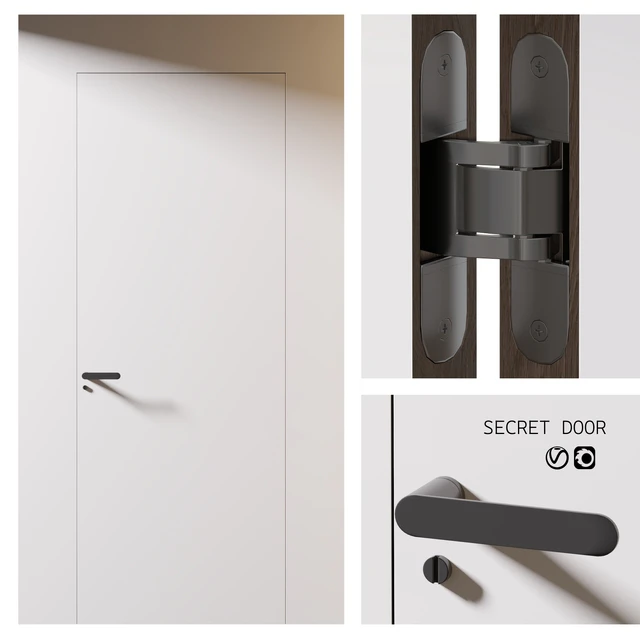 Дверь скрытого монтажа | Door Secret | 11 — Скачать