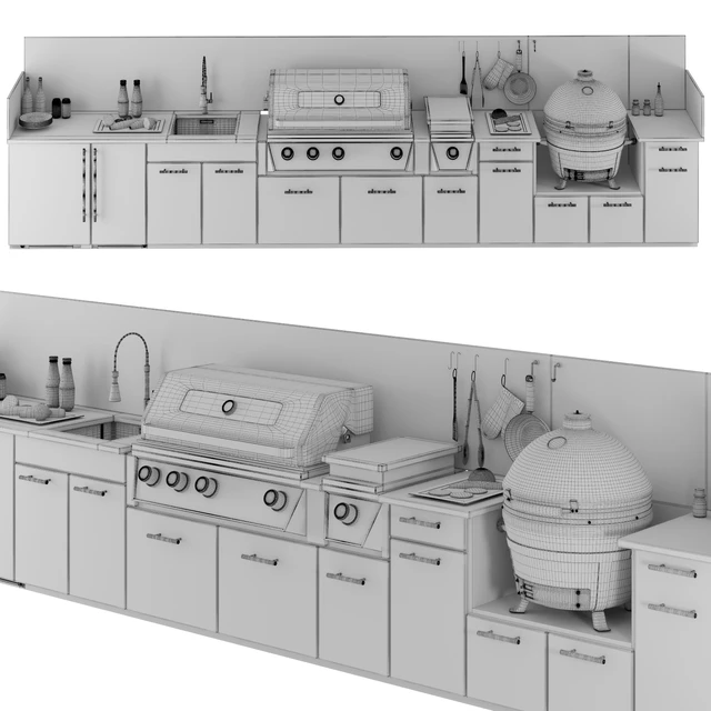 TREX outdoor kitchen — Скачать