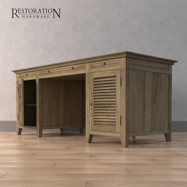 Restoration Hardware Shutter desk — Descargar