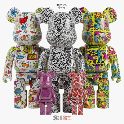 Bearbrick / Keith Haring — Ver 1