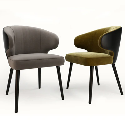 Aston Dining Little Armchair Minotti — Вид 1