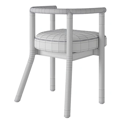 Crate and Barrel White Horse Upholstered Kids Play Chair 21 "by Leanne Ford — Ver 3
