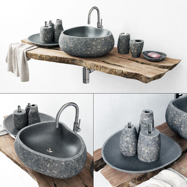 Stone washbasin / Каменный умывальник — Скачать