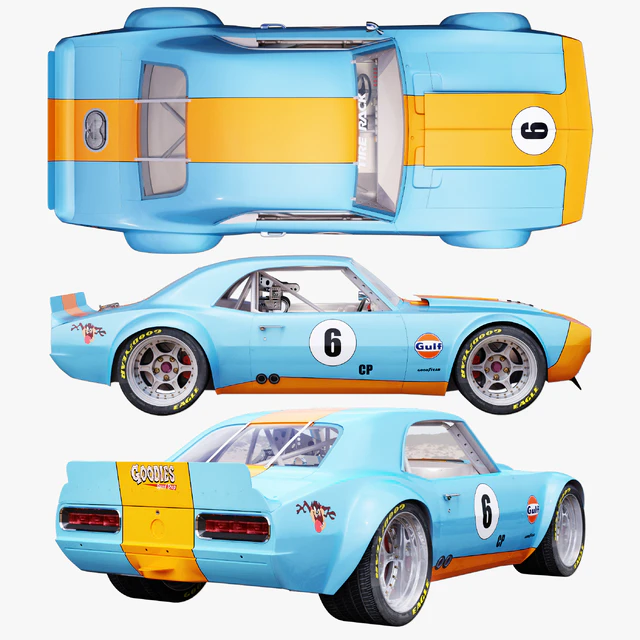 Chevrolet camaro gulf racing 1968 — Descargar