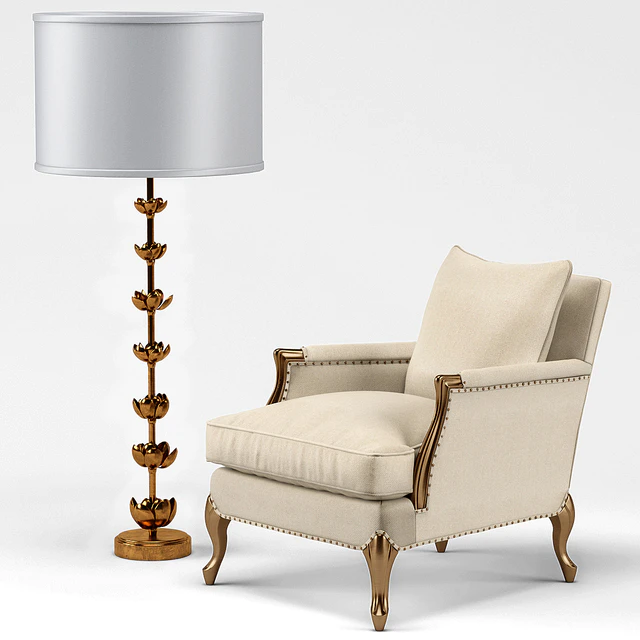 Bernice Chair, Amalie Regency Lamp — Descargar