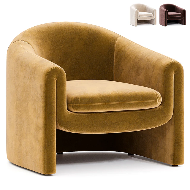 Pollman Wide Barrel Chair — Скачать
