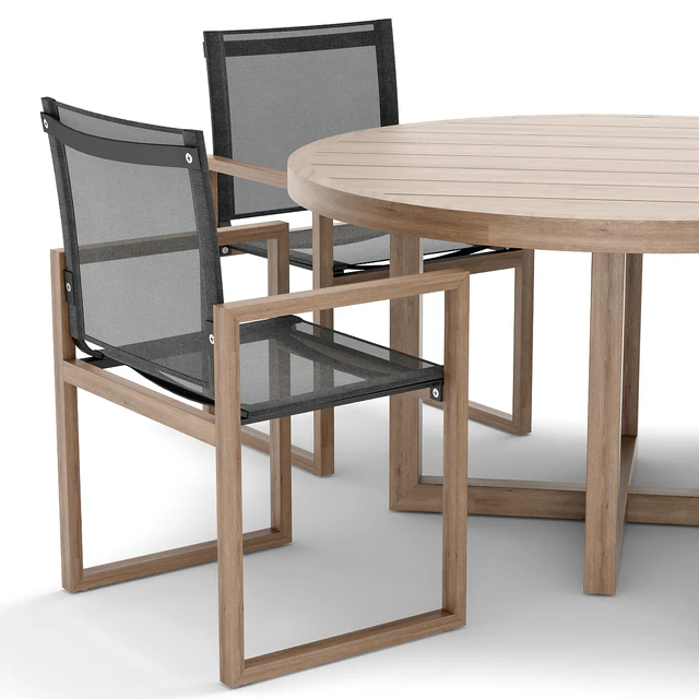 RH Outdoor Aegean round table-chair — Descargar