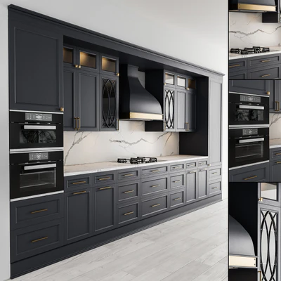 Kitchen NeoClassic - Dark Gray Set 22 — Ver 1