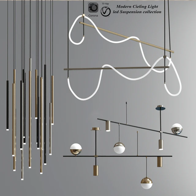 Modern Ceiling Light led Suspension collection — Скачать