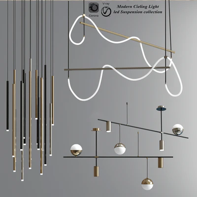 Modern Ceiling Light led Suspension collection — Вид 1