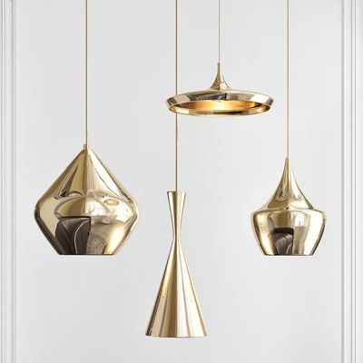 Beat Light chandelier Set Tom Dixon Loft-Concept Black and White — Вид 1