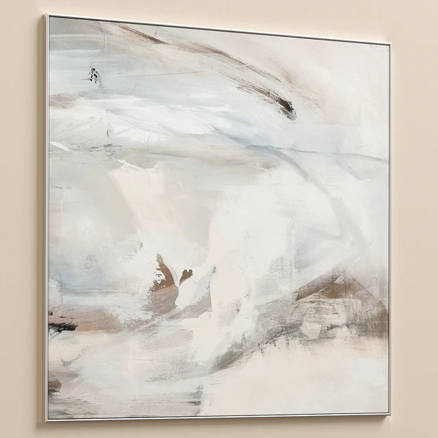 Large Abstract Neutral Wall Art C-425 — Скачать