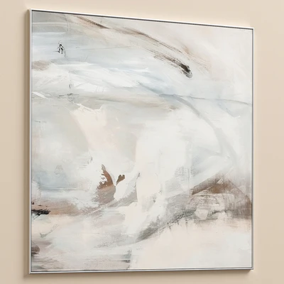 Large Abstract Neutral Wall Art C-425 — Вид 3