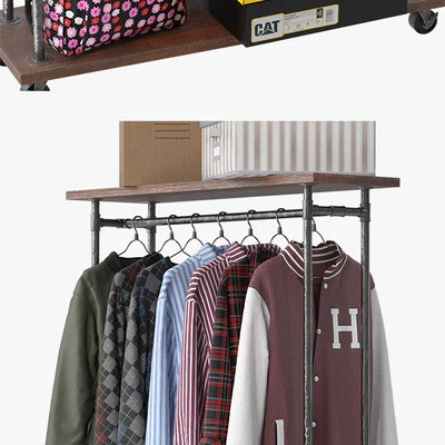 Industrial Clothes Rail Rack — Ver 2