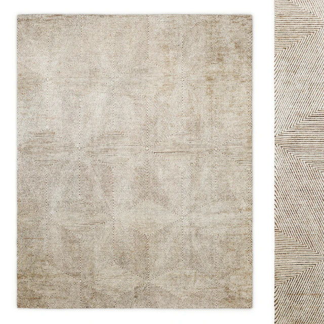 Mosaic Hand-Knotted Silk Rug RH — Скачать