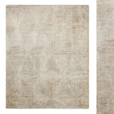 Mosaic Hand-Knotted Silk Rug RH — Вид 1
