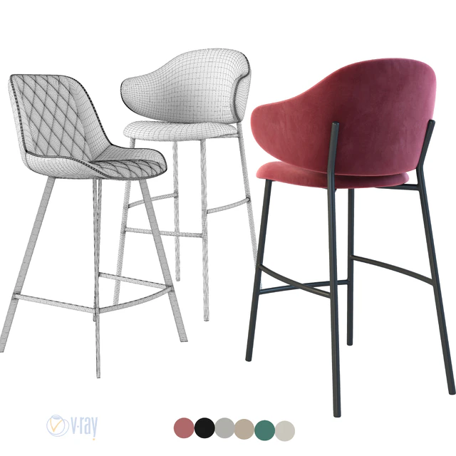 Барный, полубарный стул La Forma, Arian. Calligaris, Holly — Скачать