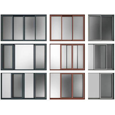 Sliding Stained Glass Aluminum Windows — Ver 3
