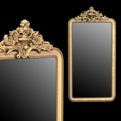 LOUIS PHILIPPE GILT LEANER MIRROR — Ver 1