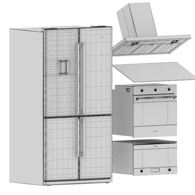 Set of kitchen appliances Smeg 4 — Ver 4