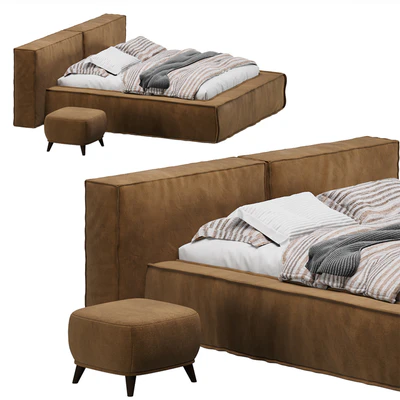 Bed Clifton Velvet Terra by Divan.ru / Кровать Клифтон — Вид 3