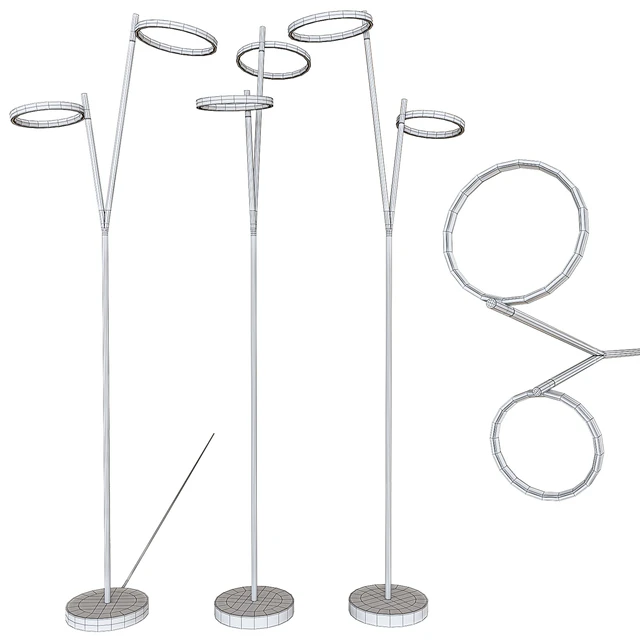 Торшер CANARM LFL128A62BK Lexie LED Floor Lamp — Скачать
