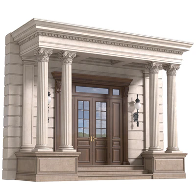 Column Porch Entrance to the house Classic Porch — Ver 1