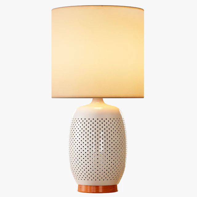 Pierced Ceramic Table Lamp — Скачать