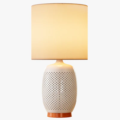 Pierced Ceramic Table Lamp — Вид 1