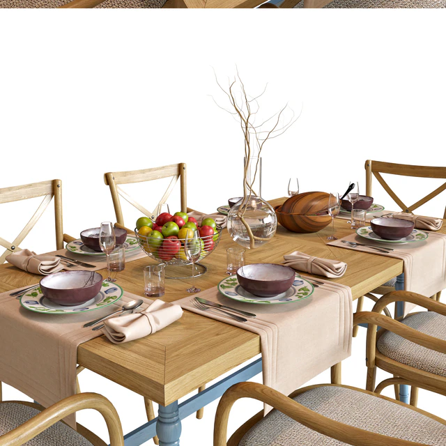 DINETTE WOODEN PROVENCE — Descargar