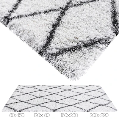 Quattro rug bone-gray — Ver 1