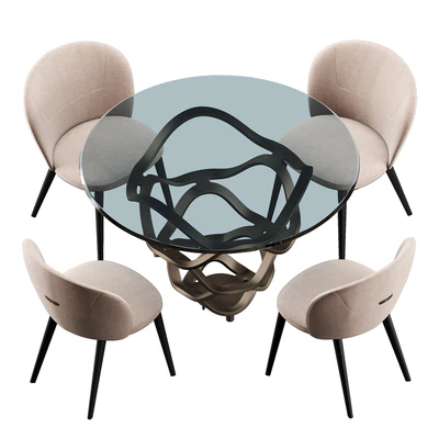 Cantory & Reflex Neolitico dining set — View 2