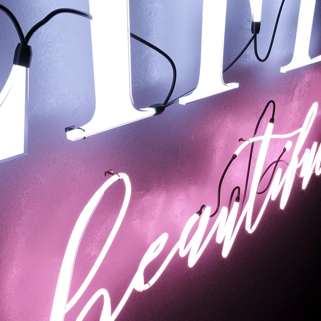 Neon Text 01Life is beautiful — Скачать