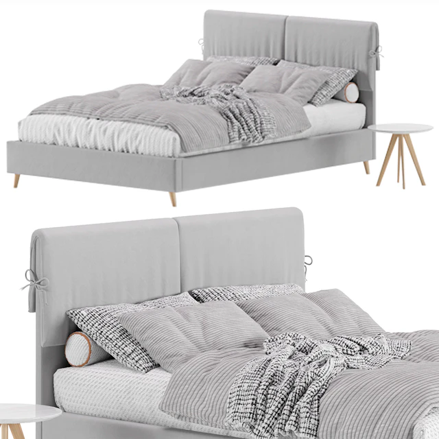 Bed Siteno Minced 140 Barhat Beige by Divan.ru / Bed Siteno — Descargar