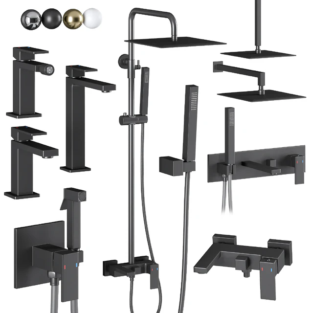 Faucets and showers Boheme Qubic set — Descargar