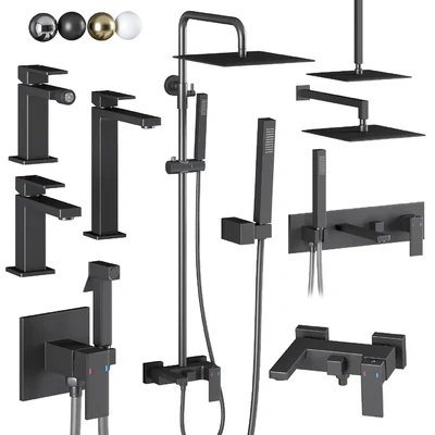 Faucets and showers Boheme Qubic set — Ver 1