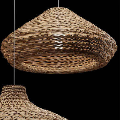 Rattan Pendant Light 11 — Ver 2