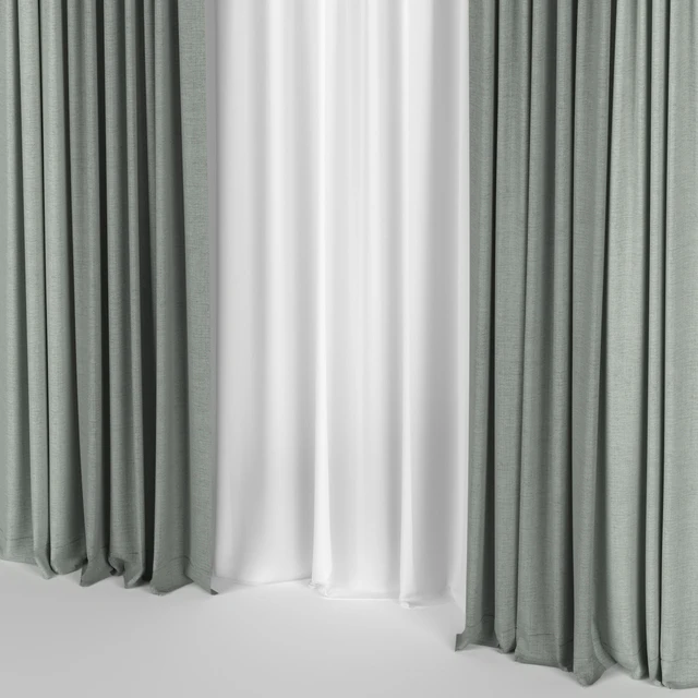 Curtains with tulle. — Descargar