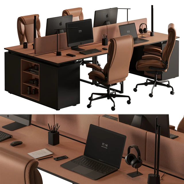 Employee Set - Office Furniture 704 — Скачать