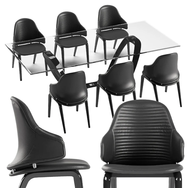 Reflex Vela chair Segno table set — Скачать
