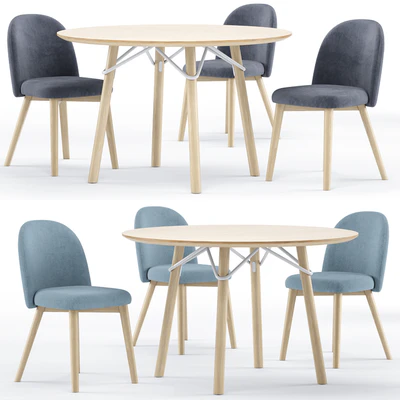 Tria table and Tuka chair - connubia calligaris — Ver 5
