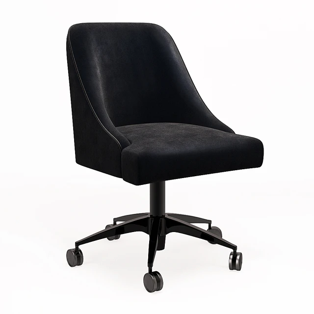 Кресло для кабинета Dom Edizioni Dinner Chair VICKY SU RUOTE — Скачать
