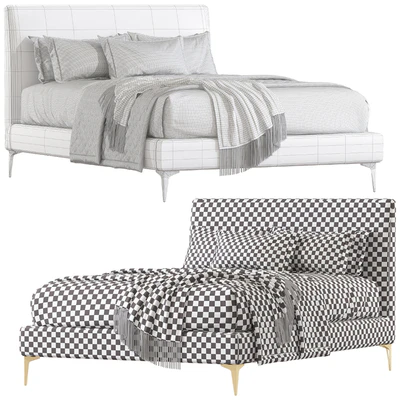 Andes Bed - Metal Legs 101 — Вид 3